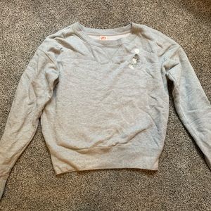 Cropped disney crewneck